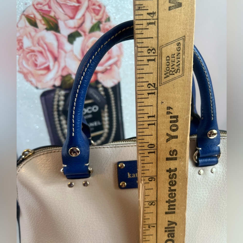 Kate Spade Wellesley Rachelle navy and cream Saffiano leather Crossbody bag - Picture 5 of 10
